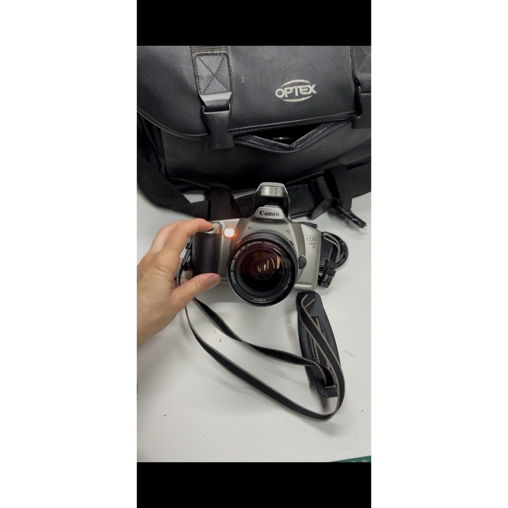 Canon EOS 3000N 35mm Film Camera With Canon 28-80mm Lens Bag Films Filter Bundle - Picture 16 of 16